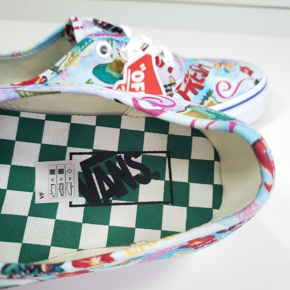 Vans Authentic Vans Market Tropic Hawaii Aloha Skateboard Sneakers Women's 7.5 - Picture 5 of 8